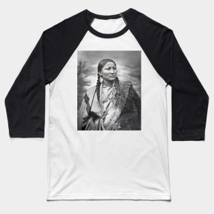 Native American woman war chief Baseball T-Shirt